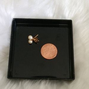 CHRISTMAS VINTAGE Infant's Pearl Post Earrings Copy